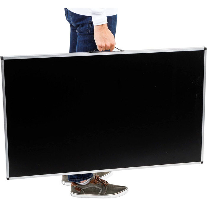 Алюмінієвий кемпінговий стіл Spetebo з регульованою висотою 100x60 см - регулюється по висоті до 4 рівнів (73, 80, 87 та 94 см) - практично складається