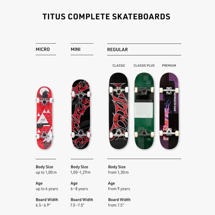 Комплектний скейтборд Скейтборд для дорослих, підлітків та дітей від 9 років, для початківців та досвідчених райдерів, потрійний класичний логотип, чорний колір, 7.75&39