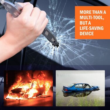 Подарунки чоловікам, Кишеньковий інструмент BIBURY 18 в 1, Титанова ручка Дизайн мультиінструментів з нержавіючої сталі, Багатофун