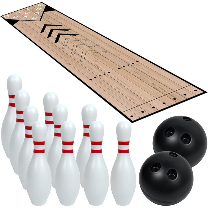 Міні-набір для боулінгу, набір для домашнього боулінгу в приміщенні/на вулиці, набір доріжок для боулінгу з доріжкою, набір кегель та куль, повний набір доріжок для боулінгу для родини та друзів
