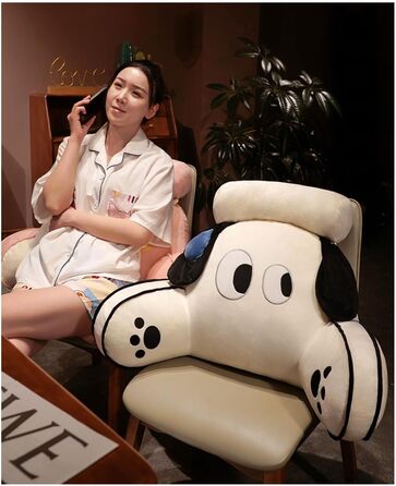 Подушка для читання, м&39яка плюшева подушка для спини, ліжко, мила подушка для читання з тваринами для дітей та дорослих, багатофункціональна подушка для спинки дивана, ігрова, телевізійна, розслаблюючі подарунки (стиль 4 65x40 см)