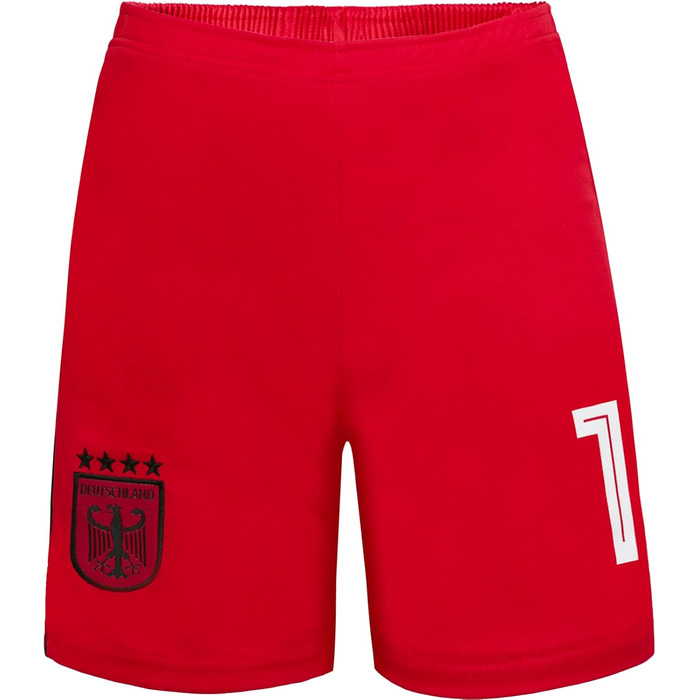 Дитяча футболка воротаря Німеччини, нова, 1, новий сезон, шорти, шкарпетки, розмір 30 (12-13 років), червона