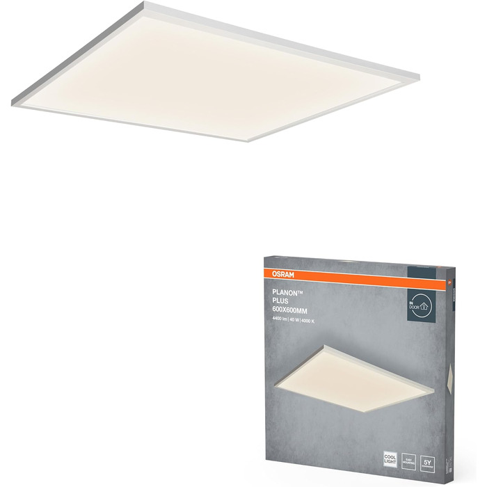 Стеляний світильник Osram Planon Plus, 36Вт, 600x600мм, 4000К