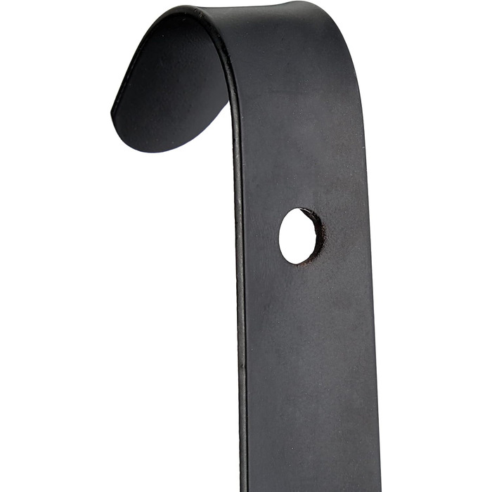 Ріжок для взуття Relaxdays металевий, зручний, стійкий, довжина 60 см, великий ріжок для взуття, для підвішування, з ручкою, чорни