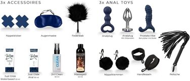 Еротичний адвент-календар Magic Shiver, 2025, 24 секс-іграшки для пар, синій