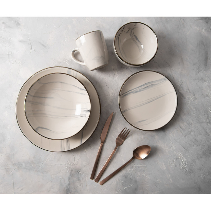 Тарілка обідня Limited Edition Marble (6937675)