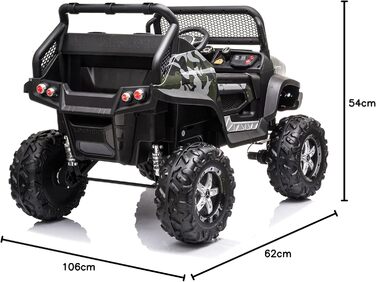 Дитячий електромобіль Mercedes Unimog 12V електромобіль для дітей, дитячий автомобіль, дитячий електромобіль з пультом дистанційно