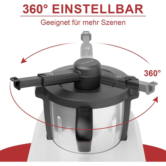 Для Monsieur Cuisine Connect та Smart, Steam Diversion без BPA, аксесуари для перенаправлення пари для MCC та MCS, Захист від насадок для перенаправлення пари Кухонні настінні шафи Steam Diversion для Monsieur Cuisine Connect/Smart/Trend