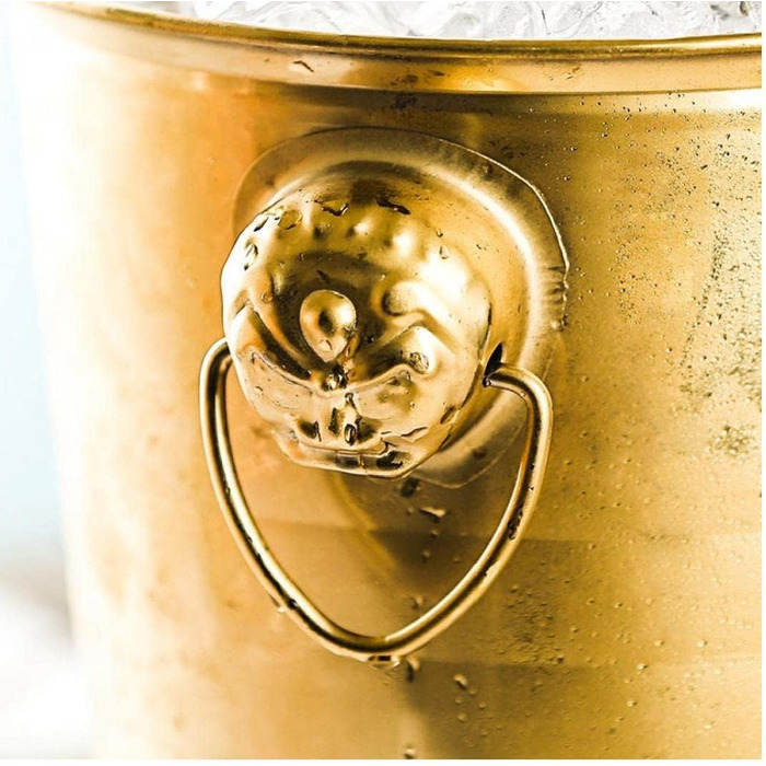 Щипці для льоду Stakee Ice Bucket Щипці для льоду з нержавіючої сталі Відро для льоду з ізольованим кубиком льоду для замороженого