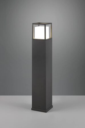 Світильник садовий LED Trio Witham 477860142, антрацитовий метал, білий пластик, 14.5 Вт, регульована колірна температура, висота 80 см