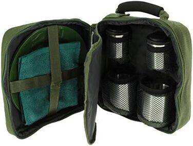 Предметний набір для приготування їжі, чашок та столових приборів Deluxe G8DS для кемпінгу, для 2 осіб, набір столових приборів для кемпінгу, посуду, для виживання на природі, 13-