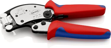 Саморегульовані обтискні кліщі KNIPEX Twistor16 для квадратного обтиску, 97 53 18 SB