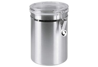 Контейнер для зберігання Metaltex 185312010 2.0 л INOX з акриловою кришкою, Кількість , 2 л