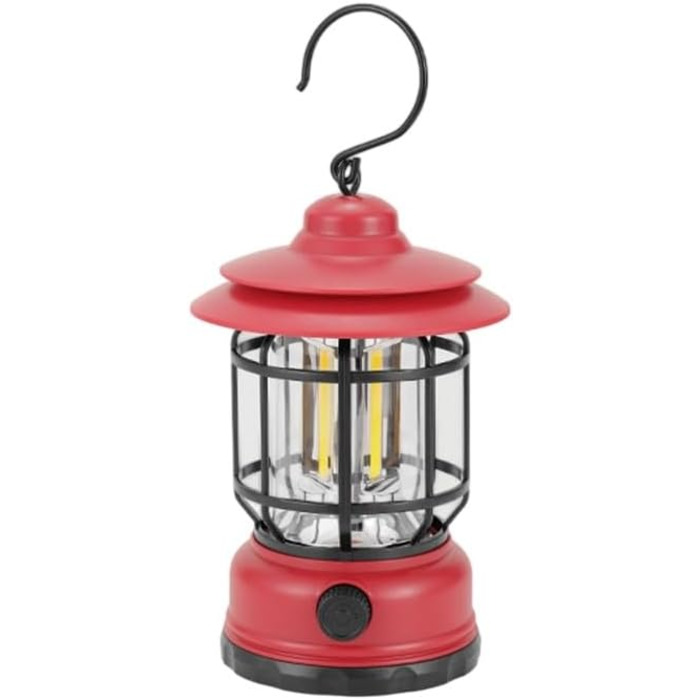 Світлодіодний кемпінговий ліхтар з акумуляторною батареєю, портативний вінтажний кінський ліхтар для походів та кемпінгу, з плавним регулюванням яскравості, 120 120 200 мм, 275 г