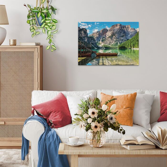 Пазл Ravensburger 12000363 - Pragser Wildsee, Доломітові Альпи, Південний Тіроль - пазл на 1000 елементів для дорослих і дітей від