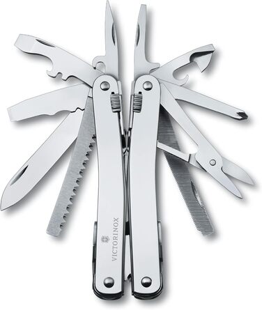 Багатофункціональний інструмент VICTORINOX Swiss Tool Spirit X, 24 функції, мультитул з фіксуючим лезом і комбінованими плоскогубц