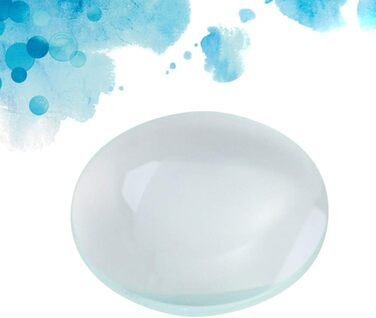 Подвійні опуклі лінзи UKCOCO Подвійні опуклі лінзи Подвійні опуклі дзеркала Один бульбашковий скляний ефект egfect дзеркальна плівка Телескоп Опукла лінза 50 мм опуклий скляний купол Комплект збільшувального скла Френеля студент