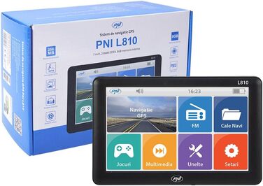 Дюймова GPS-навігаційна система PNI L510, 800 МГц, 256 МБ DDR, 8 ГБ, сумісна з будь-якою картою. Попередньо встановленої карти немає., 5-