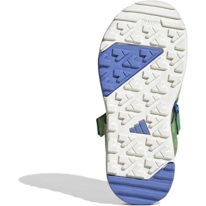 Сандалі Adidas Unisex Kinder Minecraft Terrex Captain Toey 2.0, 35 EU, напівлюцидний, лаймовий, синій, напівімпактний, помаранчевий
