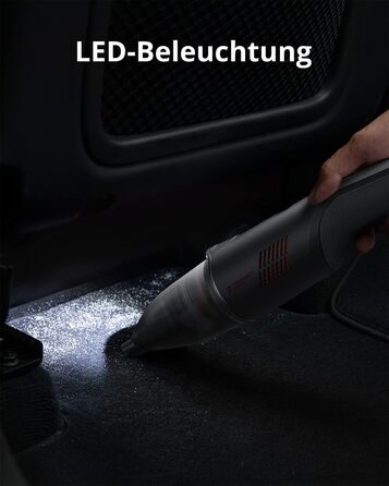 Ручний пилосос eufy HomeVac H20, Акумуляторний автомобільний пилосос, потужність всмоктування 40 Вт, вага приблизно 654 г, зарядни