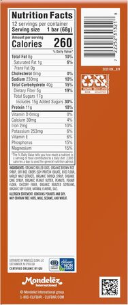Енергетичні батончики Clif Bar Crunchy Peanut Butter, 12 батончиків / коробка Crunchy Peanut Butter 12 шт. (1 упаковка)