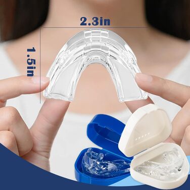 Пробка від хропіння проти хропіння-2 шт. и Пробка від хропіння проти хропіння Ефективна шина від хропіння проти хропіння Багатоцільовий запобіжник хропіння для чоловіків і жінок (готовий до використання) Прозорий