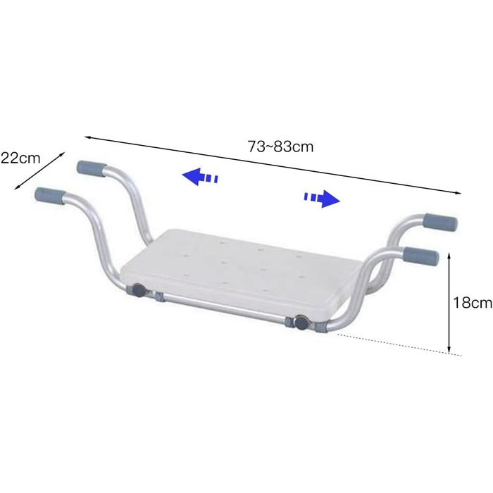 Сидіння для ванни Дошка для ванни сидячи, підходить для установки у ванну, не ковзає