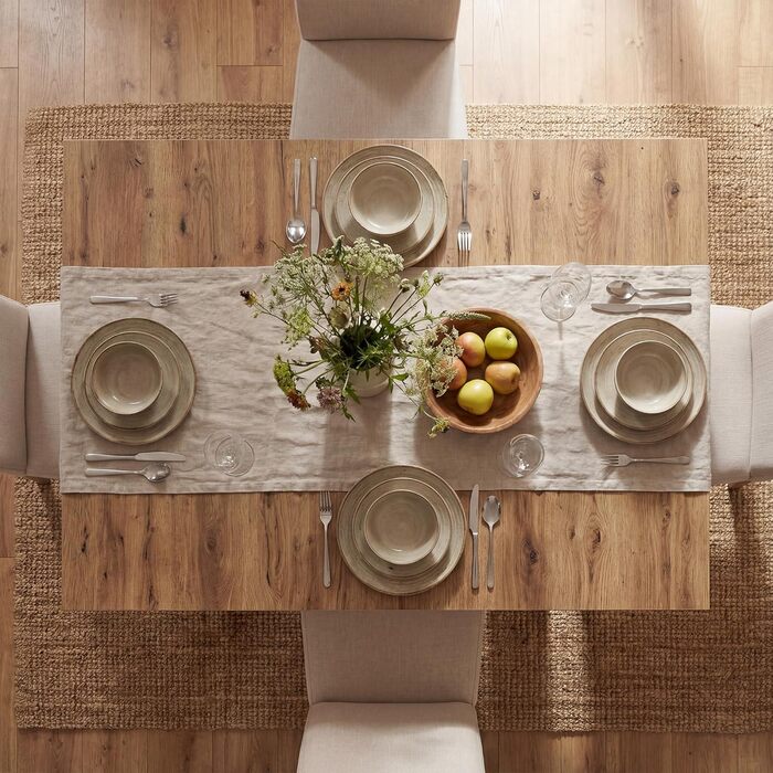 Розсувний обідній стіл B&D home LIVIUS 80120 x 80 см сучасний кухонний стіл під дуб, компактний, з вбудованим місцем для зберігання подовжувальних дощок, дерев&39яний стіл для кухні та їдальні