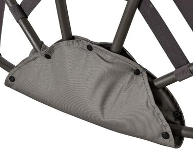 Крісло Outsunny Papasan Садове крісло з подушкою Плетене крісло Овальне крісло для відпочинку Складний кошик для балкона Патіо Indoor Пісок Коричнева сталь 118 x 75 x 139 см