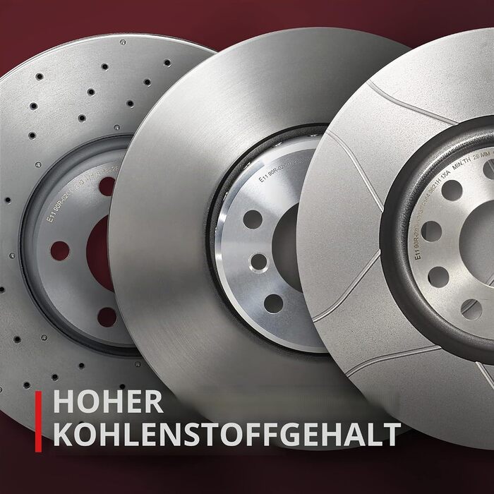 Задні гальмівні диски Brembo 08.B413.11 з УФ-покриттям, 2 шт.