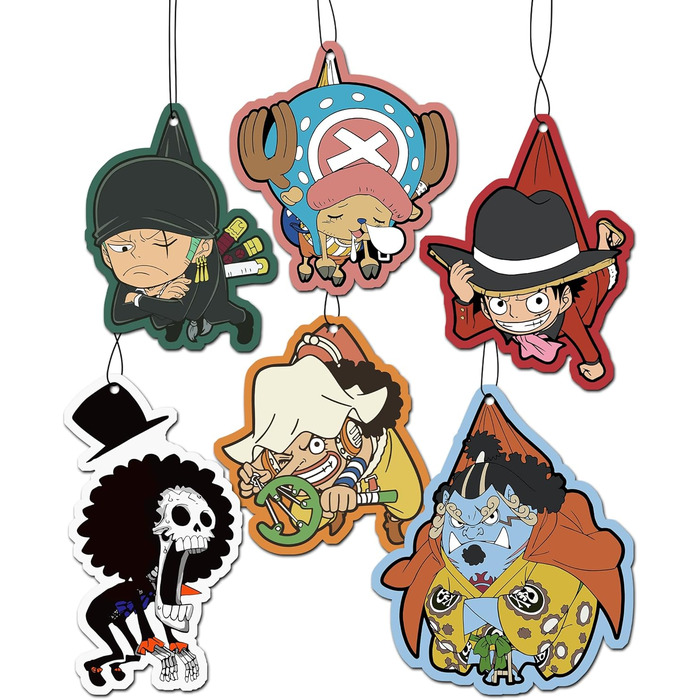 В1 автомобільний ароматизатор дерева / освіжувач повітря, аніме-ароматизатор повітря для автомобілів One Piece Chibi Style, мавпа
