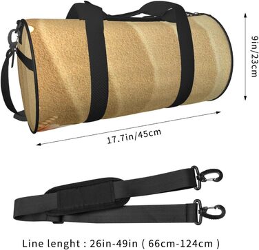 Спортивна сумка, дорожня сумка, пляжна сумка, з малюнком мушлі та піску, сумка на нічліг, чорна, універсальний розмір, сумка для подорожей