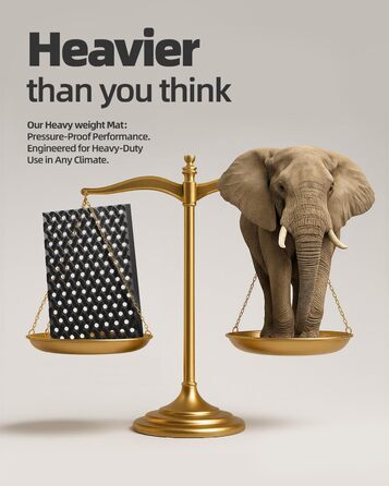 КОЛІР&ГЕОМЕТРІЯ Килимок для вулиці з ТПЕ без запаху, міцний вхідний килимок, екологічно чистий, не потребує догляду, нековзний килимок для вхідних дверей, патіо, гаража, 43x75 см чорного кольору