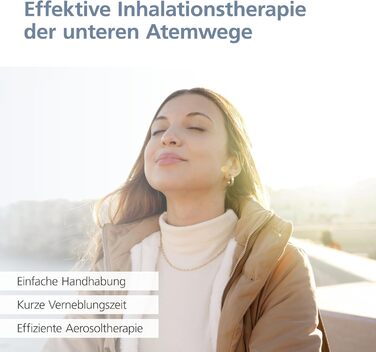 Небулайзер PARI LC Sprint для інгаляційної терапії нижніх дихальних шляхів - синя насадка з системою клапанів, управління PIF, універсальний мундштук, з'єднувальна трубка - аксесуари PARI BOY