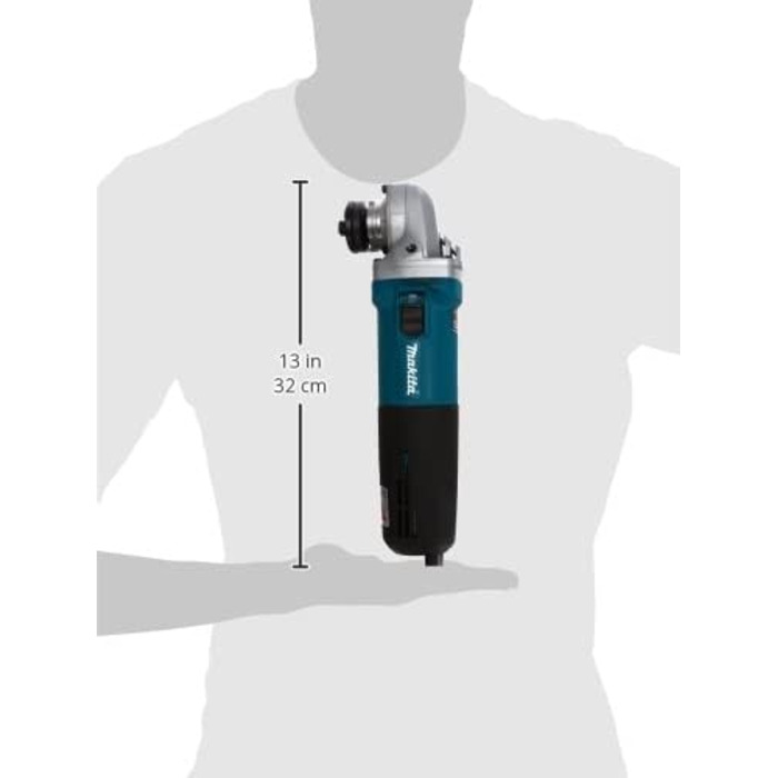 Кутова шліфувальна машина Makita 125 мм, 9565CVR з постійною електронікою та регульованою швидкістю