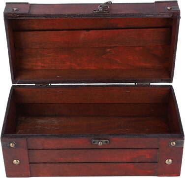 Виготовлена вручну вінтажна дерев&39яна скринька для зберігання колекцій предметів мистецтва та ремесел. Вишукана скринька для ювелірних виробів для дизайну інтер&39єру (S) casual