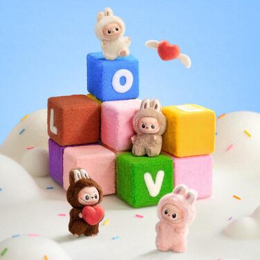 Серія Монстри з значками для кохання вінілова плюшева коробка для сліпих (Нова Зеландія), колекційні іграшки Labubu, подарунки на свята та день народження для дівчаток та хлопчиків, окрема коробка