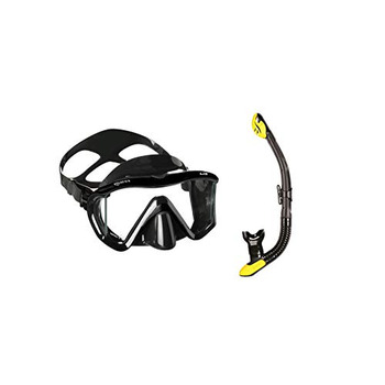 Набір масок для підводного плавання Mares i3 Ergo Dry (чорний/чорно-жовтий)