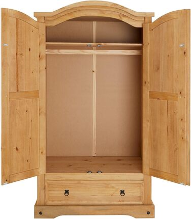 Шафа Сальса, мексиканський стиль, масив сосни, тонована/вощена, 2 дверцята та 1 шухляда