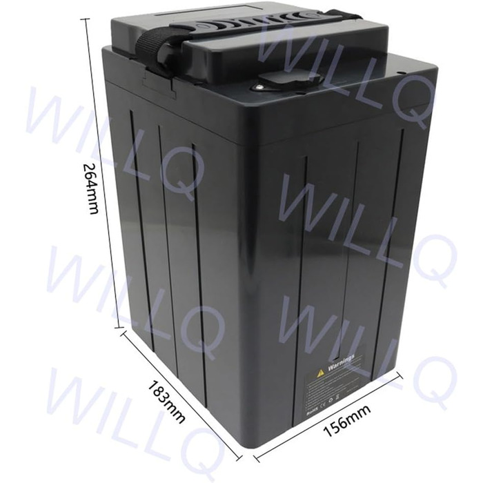 Літій-іонний акумулятор для мотоцикла 48V 60V 72V 18Ah 20Ah 22Ah 22.5Ah 24Ah 25Ah 28Ah 30Ah 40Ah 50Ah для комплекту двигуна мопеда/скутера потужністю 0-2500 Вт з кермом, 72v20ah