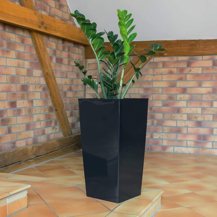 Літрів, пластик, 32,5 x 32 x 61 см, антрацитово-сірий (антрацит), 49