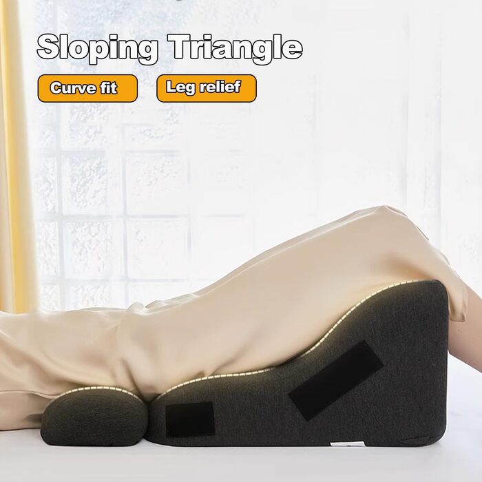 Сіра, 3, Секс-подушка для пар, Клиноподібна подушка для ліжка з функцією підтримки, Поперекова подушка для сексу, Секс-подушка для жінок, Чиста піна з ефектом пам&39яті, Підходить для пар у різних положеннях сидіння, 3 сірих