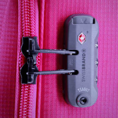 Валіза Swissbrand Silkeborg (S) Fuchsia/Light Grey (SWB_LLSIL941S)