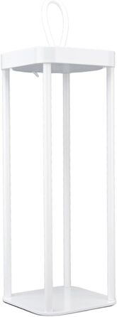 Ліхтар ємністю 5000 мАг, зарядка через USB, 2-рівневе затемнення, бездротова настільна лампа, нековзка основа, світлодіодний нічник для кемпінгу та використання в приміщенні (білий) (Білий)