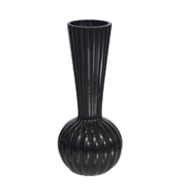 Ваза Viva Elegance чорна, 26 см (7184563)