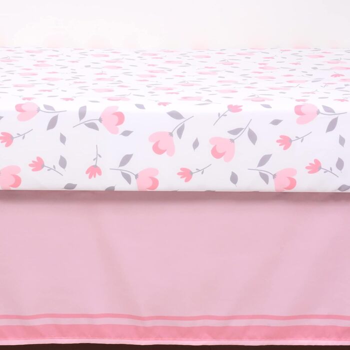 Комплект постільної білизни в дитяче ліжечко JISEN з 4-х предметів для дівчаток і хлопчиків, м'який дитячий комплект постільної бі