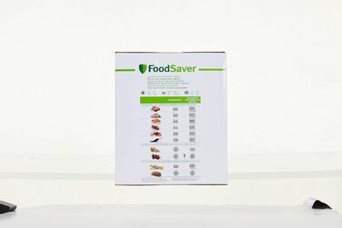 Вакуумний пакувальник FoodSaver з слайсером і зберіганням рулонів з ручним вакуумним пакувальником і функцією маринування Містить вакуумні пакети в асортименті FFS017X, срібний стандарт