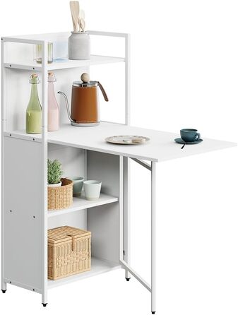 Обідній стіл Vicco Savio, білий, 57 x 30 см зі складною стільницею