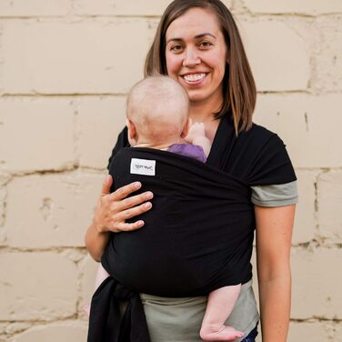 Переноска Sleepy Wrap для новонароджених від народження до 15 кг - переноска Hands-Free, еластичний слінг для новонароджених, ерго