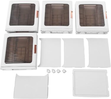 Шафа для зберігання HEEPDD, пластикова конструкція, 4-рівневий органайзер для спальні та офісу